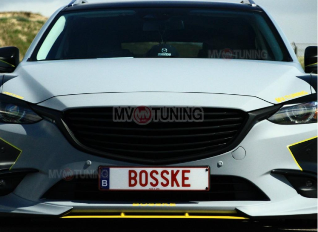 Спойлер-Вставка между клыками "SkyActivSport" для Mazda 6 (2015-н.в.) купить недорого с доставкой в Бердск