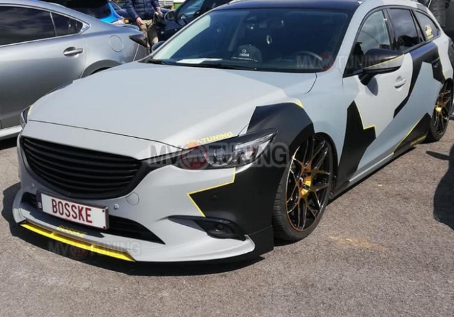 Спойлер-Вставка между клыками "SkyActivSport" для Mazda 6 (2015-н.в.) купить недорого с доставкой в Бердск