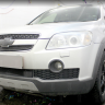 Защита радиатора "Standart" Chevrolet Captiva (2006-2011) низ, чёрная купить недорого с доставкой в Бердск