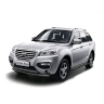 Защита переднего бампера двойная d63/51мм ШАГРЕНЬ (ППК) LIFAN X60 (2012-2016 г.в.) купить недорого с доставкой в Бердск