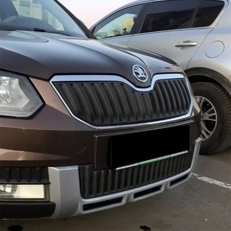 Зимний экран нижний, (под покраску) для Skoda Yeti Outdoor (2013-2018) купить недорого с доставкой в Бердск