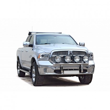 Кенгурин с кронштейнами под дополнительные фары (d63,5) для Dodge Ram IV (DS/DJ), (2009-н. в.)(Окрашенное) купить недорого с доставкой в Бердск