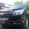 Защита радиатора "Standart" Chevrolet Trailblazer (2012-2015) чёрная купить недорого с доставкой в Бердск
