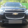 Защита радиатора "Standart" Chevrolet Trailblazer (2012-2015) чёрная купить недорого с доставкой в Бердск