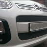 Защита радиатора "Standart" Citroen C3 Picasso (2012-2016) чёрная купить недорого с доставкой в Бердск