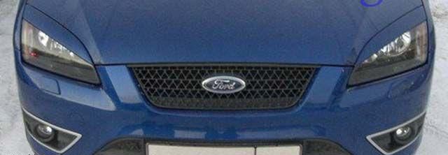 Накладки на фары (реснички) широкие var №2 для Ford Focus 2 (2004-2008) купить недорого с доставкой в Бердск