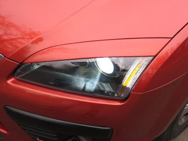 Накладки на фары (реснички) широкие var №2 для Ford Focus 2 (2004-2008) купить недорого с доставкой в Бердск