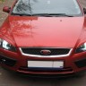 Накладки на фары (реснички) широкие var №2 для Ford Focus 2 (2004-2008) купить недорого с доставкой в Бердск