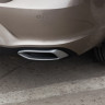Имитация выхлопа SPACE GRAY (серый глянец) для Volkswagen Polo Liftback (2020-2023) купить недорого с доставкой в Бердск