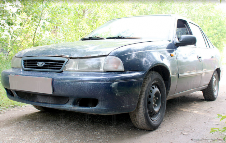 Защита радиатора "Standart" Daewoo Nexia (1994-2008) чёрная купить недорого с доставкой в Бердск