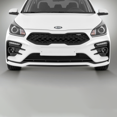 Бампер передний "Kudos Romb" для Kia Rio (2017-2020) купить недорого с доставкой в Бердск