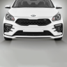 Бампер передний "Kudos Romb" для Kia Rio (2017-2020) купить недорого с доставкой в Бердск