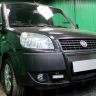 Защита радиатора "Standart" Fiat Doblo (2005-2016) чёрная купить недорого с доставкой в Бердск