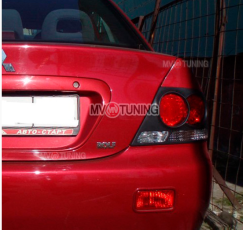 Накладки на задние фонари для Mitsubishi Lancer IX (2003-2009) купить недорого с доставкой в Бердск