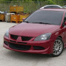 Бампер передний в стиле "EVO" для Mitsubishi Lancer IX (2003-2009) купить недорого с доставкой в Бердск