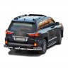 Защита заднего бампера «Уголки двойные» (d76\51) для Lexus LX 450d (2016-н.в)(Окрашенное) купить недорого с доставкой в Бердск