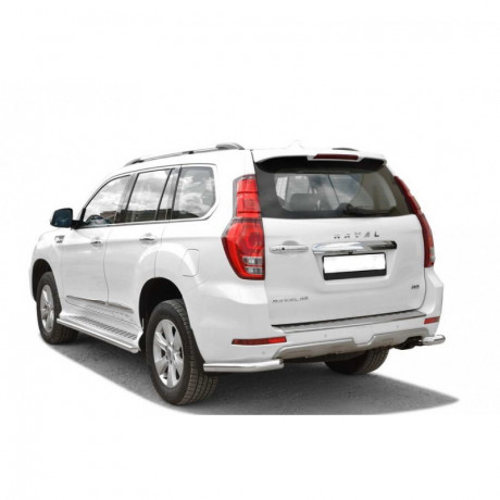 Защита заднего бампера «Уголки» (d63.5) Haval H9(Окрашенное) купить недорого с доставкой в Бердск