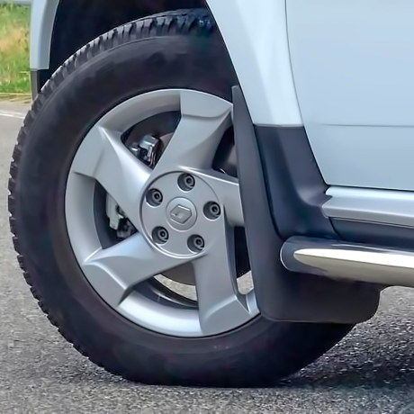 Брызговики ПЕРЕДНИЕ (2 шт) широкие Renault Duster (2012-2020 г.в.) купить недорого с доставкой в Бердск