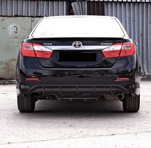 Диффузор заднего бампера var №1 (под окраску) для Toyota Camry XV50 (2012-2014) купить недорого с доставкой в Бердск