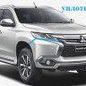 Силовой передний бампер стеклопластиковый на Mitsubishi Pajero Sport III купить недорого с доставкой в Бердск