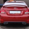 Спойлер высокий для Hyundai Solaris (2010-2016) купить недорого с доставкой в Бердск