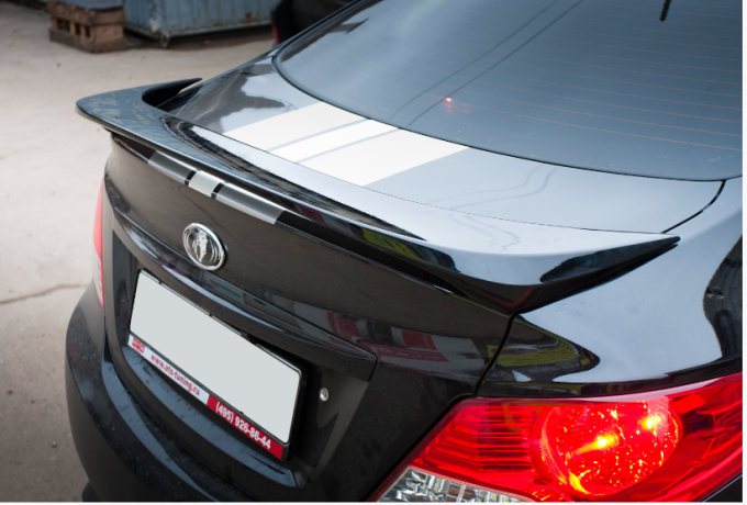Спойлер высокий для Hyundai Solaris (2010-2016) купить недорого с доставкой в Бердск