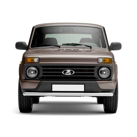Защита переднего бампера одинарная d63мм (НПС) для L@DA 4x4 Urban (2015 г.в.) купить недорого с доставкой в Бердск