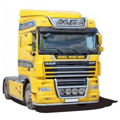 Защита порогов для DAF FT XF105.410-460 (2008-2013)(Нерж. Сталь) купить недорого с доставкой в Бердск