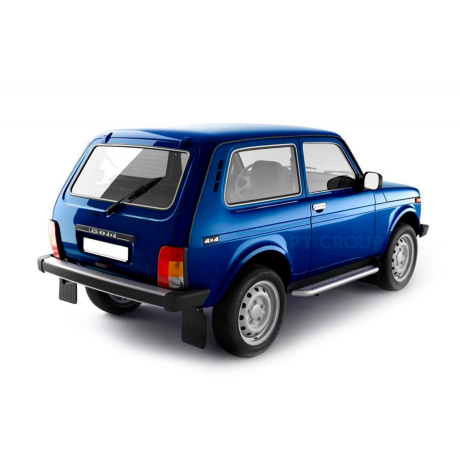 Защита порогов с алюм. площадкой d51мм (НПС) L@DA "4х4 2121" 1995-/ "4x4 URBAN" 2015- купить недорого с доставкой в Бердск