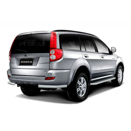 Защита заднего бампера угловая d63мм ИСКРА (ППК) GREAT WALL Hover H5 (2011-н.в.) купить недорого с доставкой в Бердск