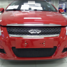 Защита радиатора "Standart" Chery M11 (2010-2016) чёрная купить недорого с доставкой в Бердск