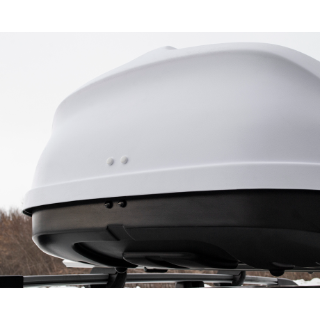 Бокс-багажник на крышу аэродинамический White "Turino Compact" купить недорого с доставкой в Бердск