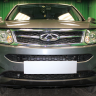 Защита радиатора "Standart" Chery Tiggo 5 (2014-2016) низ, чёрная купить недорого с доставкой в Бердск