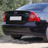 Накладка (юбка) заднего бампера "FT" для Ford Focus 2 (седан) (2004-2008) купить недорого с доставкой в Бердск