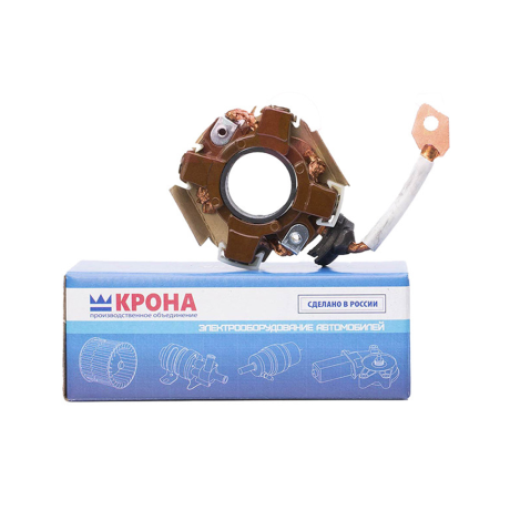Щеточный узел B@3 2110-2115 (старого образца) корпус текстолит на стартеры ЗиТ, пр-во Крона купить недорого с доставкой в Бердск