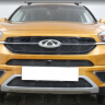 Защита радиатора "Standart" Chery Tiggo 7 (2016-2020) верх, чёрная купить недорого с доставкой в Бердск